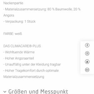 Bort – ClimaCare Schulterwärmer