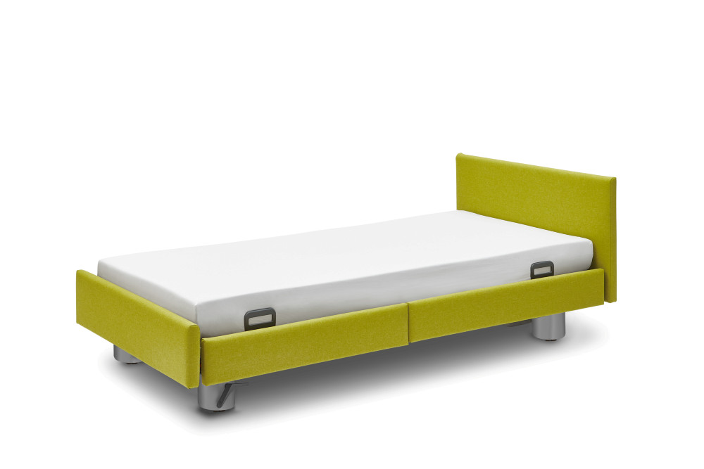 Pflegebett Burmeier Regia Niederflurbett inkl. geteilten Seitengitter – Bild 11